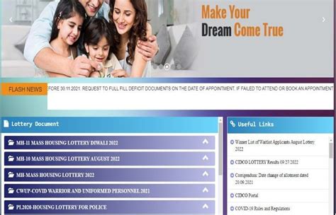 CIDCO Post Lottery.